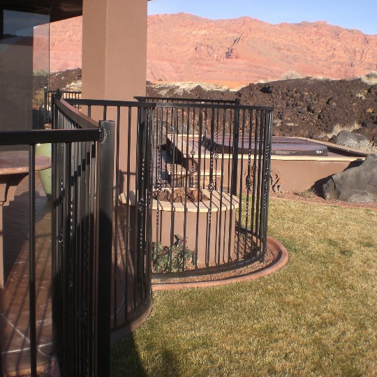 Fence Along Patio, Custom Fence Installation, St. George, UT